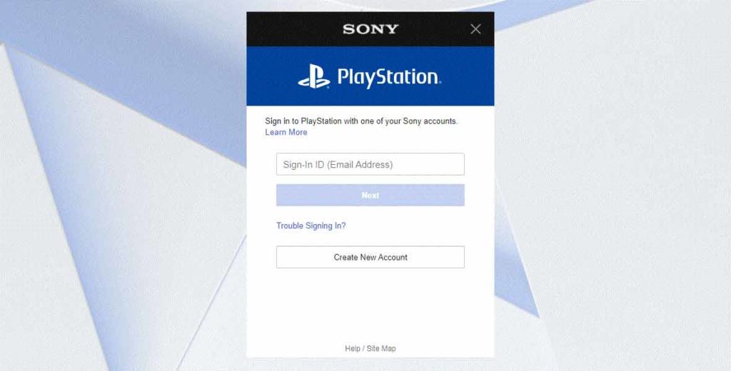 How to access PSN Account from a web browser