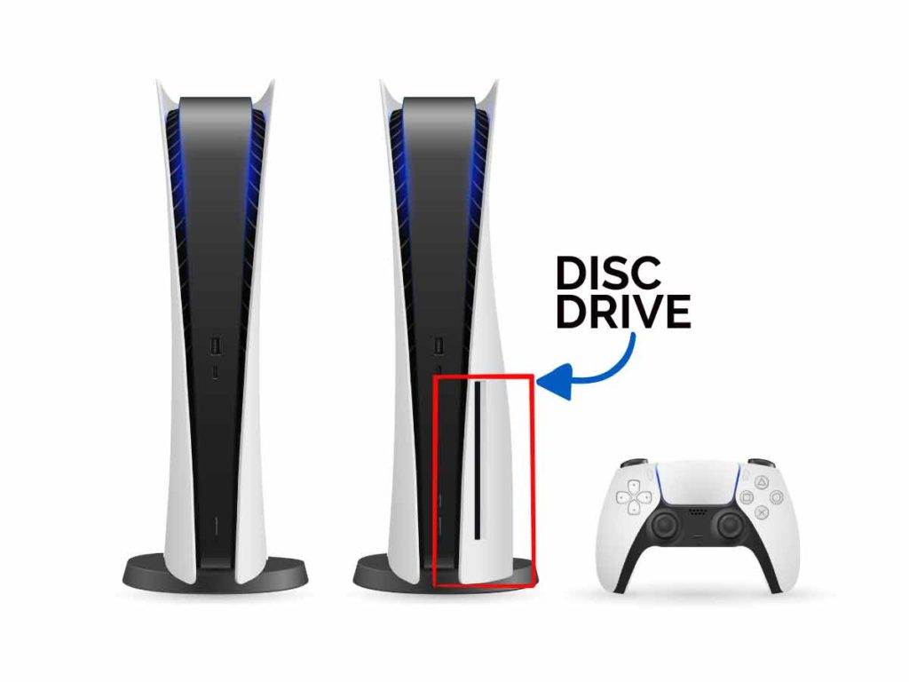 PS5 Standard Edition Disc Drive