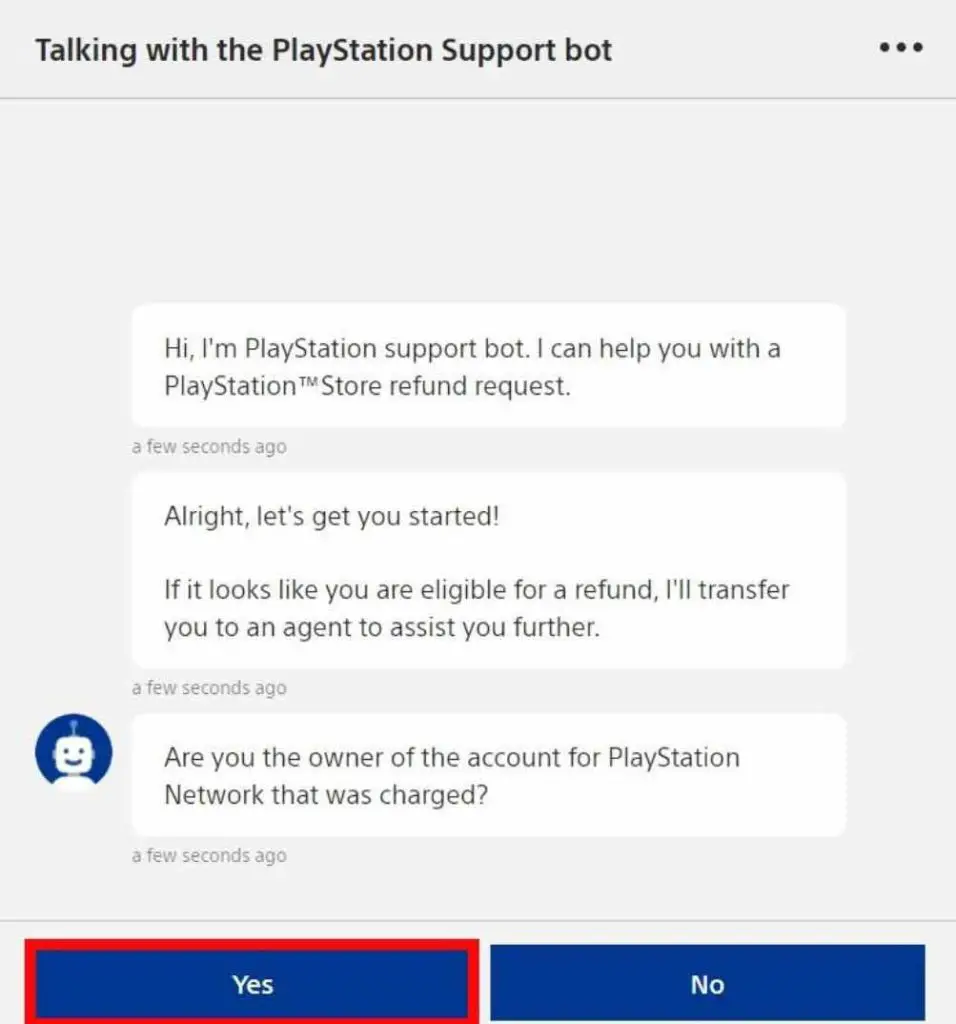 Playstation BOT Are you the owner of the account for PlayStation Network that was charged