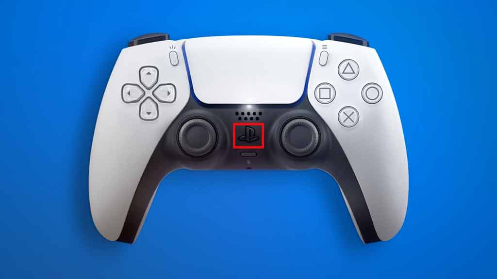 PlayStation Button on DualSense Controller
